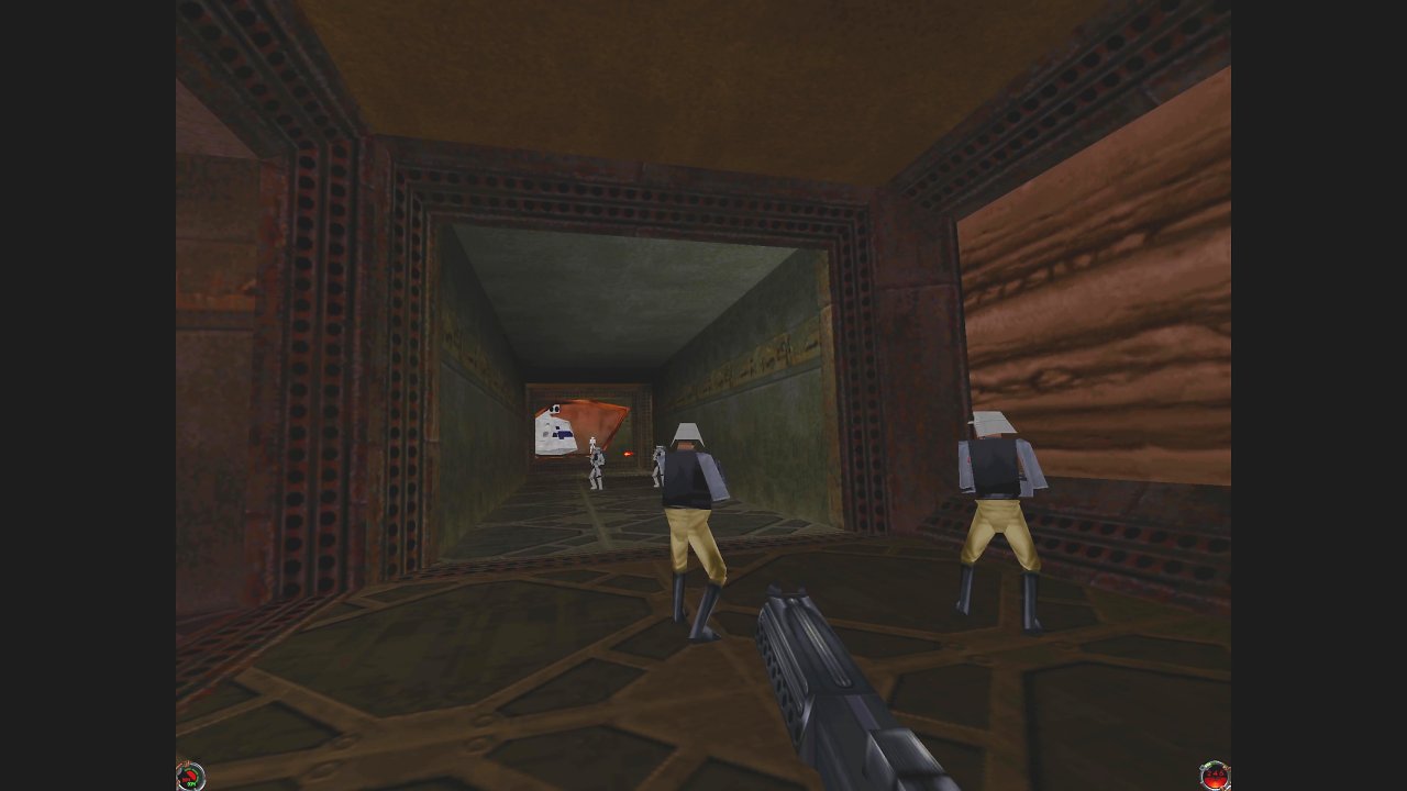 Kampfszene zwischen Sturmtruppen und Rebellen in Mysteries of the Sith