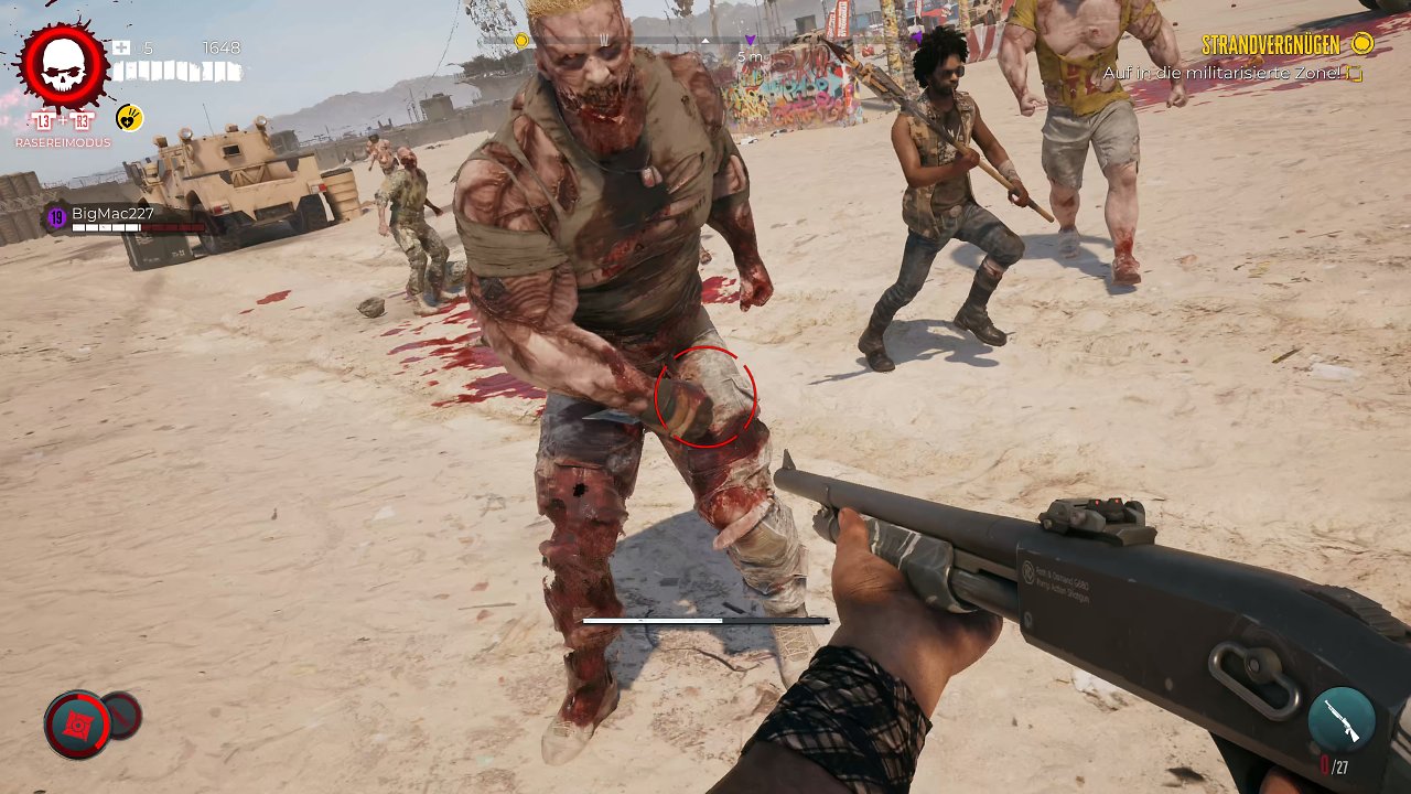Auch am Strand von Santa Monica dürft ihr auf Zombie-Jagd gehen.