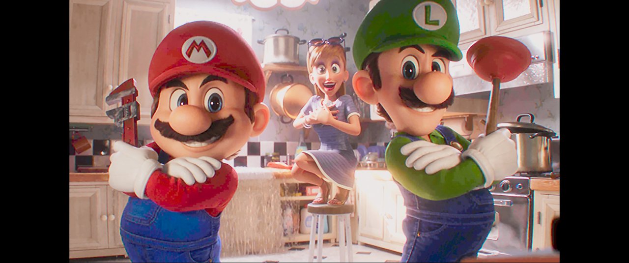 Die Nintendo-Charaktere Mario und Luigi im Kinofilm Super Mario Bros.