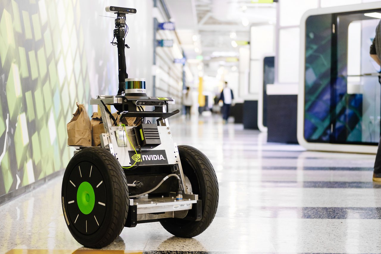 Nvidia-Carter-Roboter auf Basis des Jetson-Chipsatzes