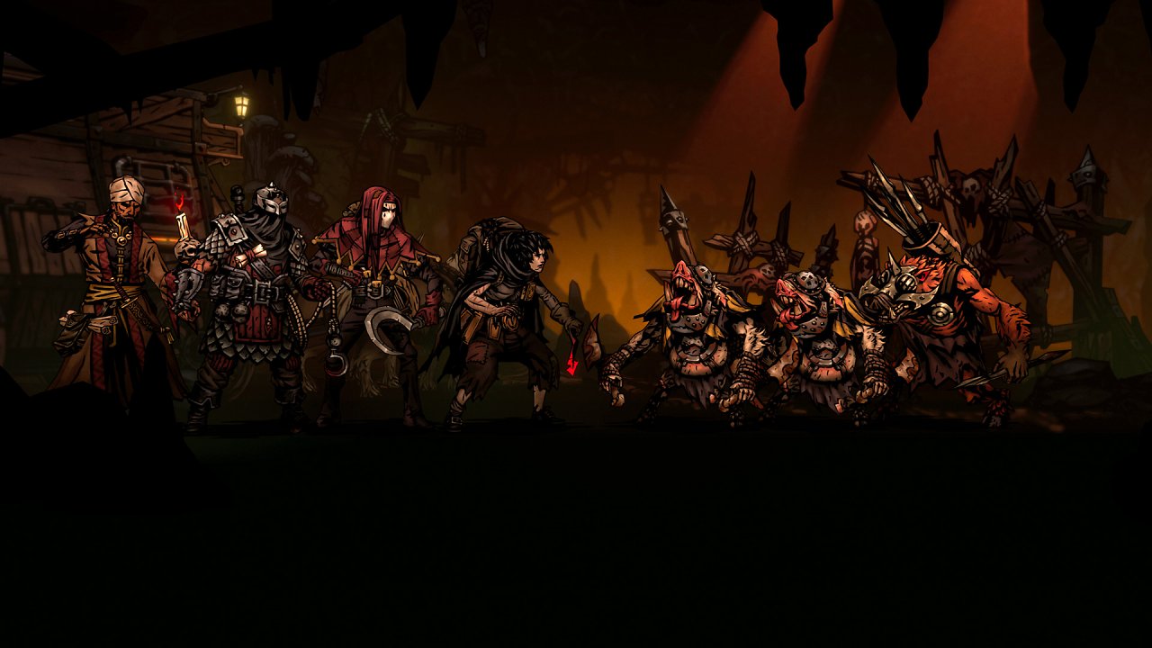 Genau wie im Vorgänger machen Kämpfe wieder ziemlich Spaß. Nur sehen sie in Darkest Dungeon 2 um einiges besser aus.