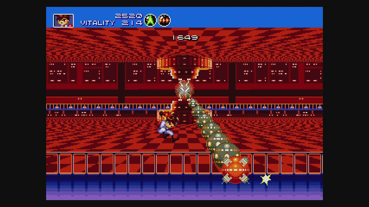 Kampfszene aus Gunstar Heroes