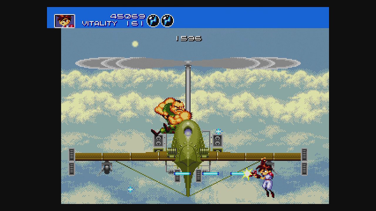 Kampfszene aus Gunstar Heroes