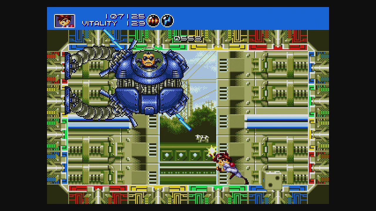 Kampfszene aus Gunstar Heroes