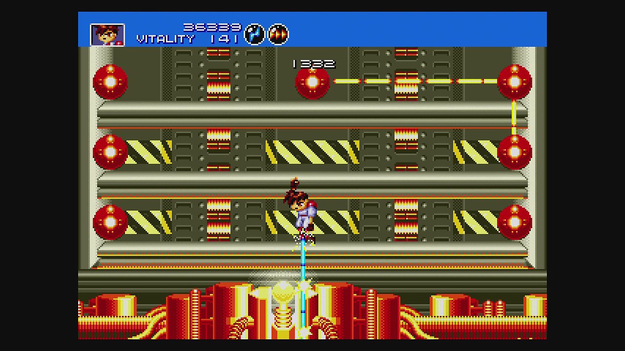 Kampfszene aus Gunstar Heroes