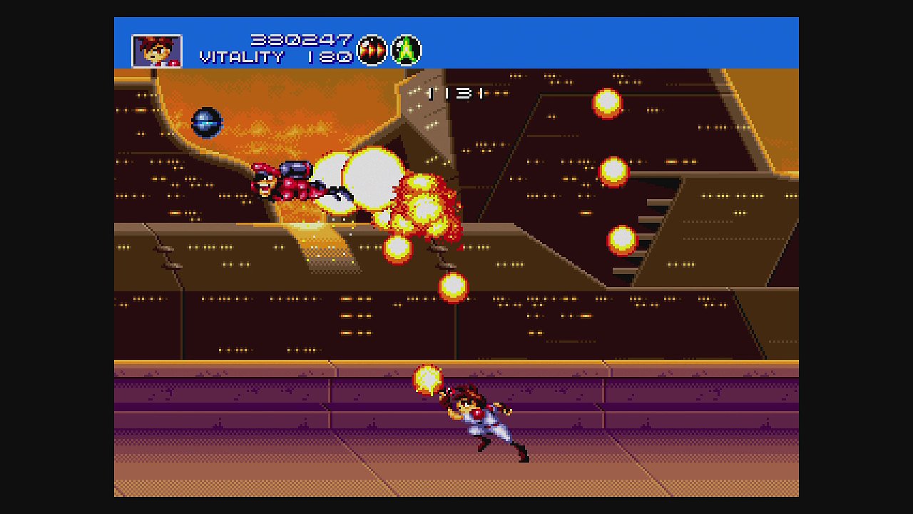 Kampfszene aus Gunstar Heroes