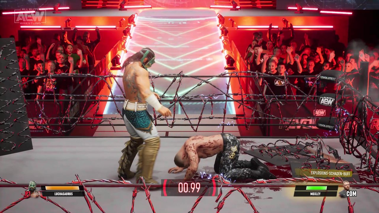 AEW Fight Forever Exploding Barbed Wire