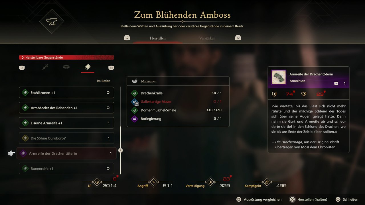 Armereife der Drachentöterin