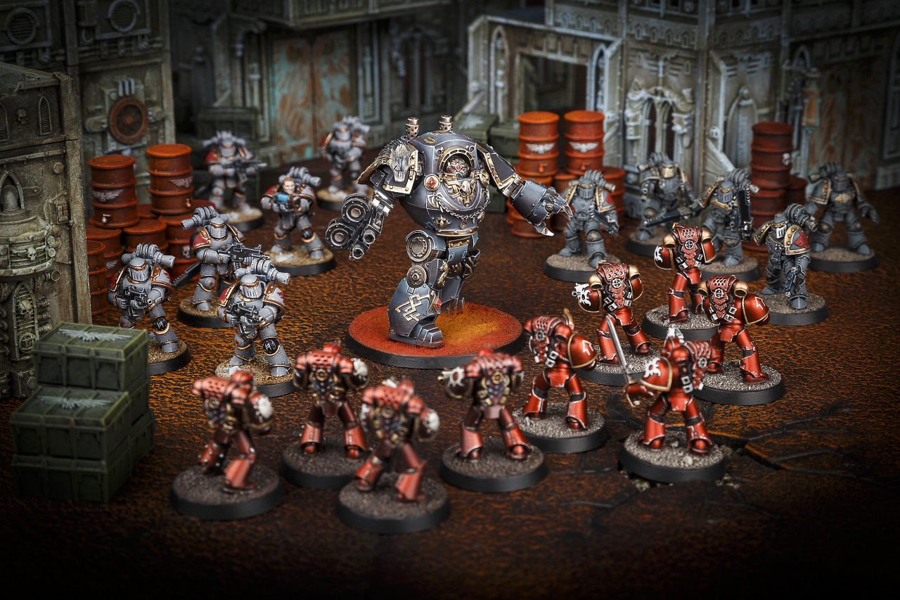 Warhammer 40k Miniaturen.