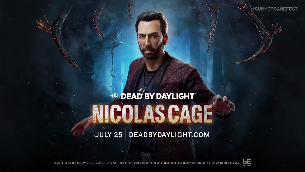 Nicolas Cage in Dead by Daylight
