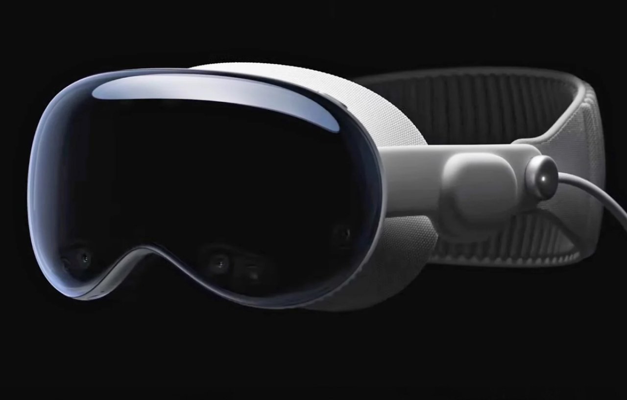 Das neue Headset Apple Vision Plus.