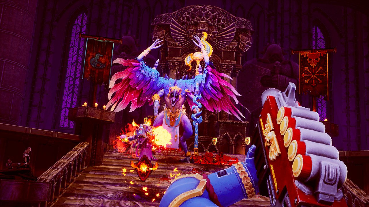 Spieler kämpft gegen Lord of Change.