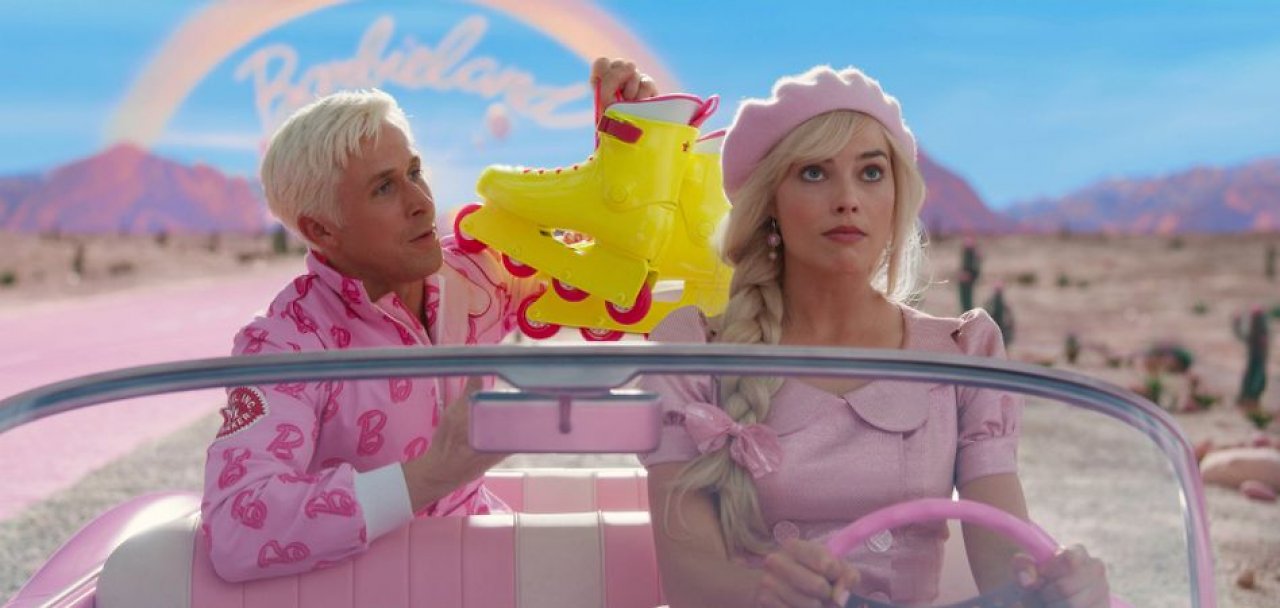 Ryan Gosling und Margot Robbie in Barbie.