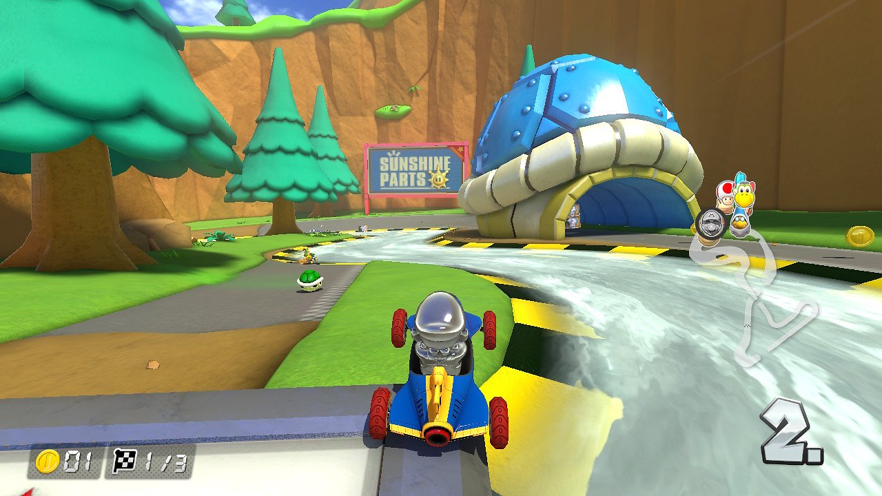 Die neue DLC-Strecke Koopa-Kap in Mario Kart 8 Deluxe auf der Nintendo Switch