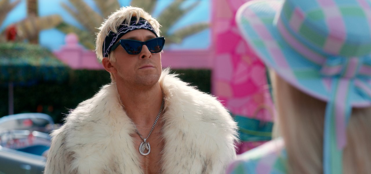 Ryan Gosling als "Ken" in der Blockbuster-Comedy Barbie.