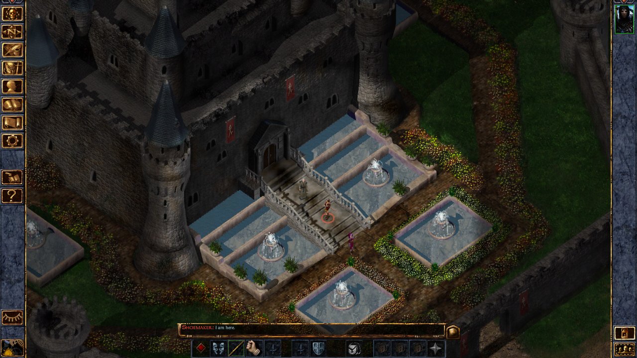 Die Tore von Candlekeep während des Prologs