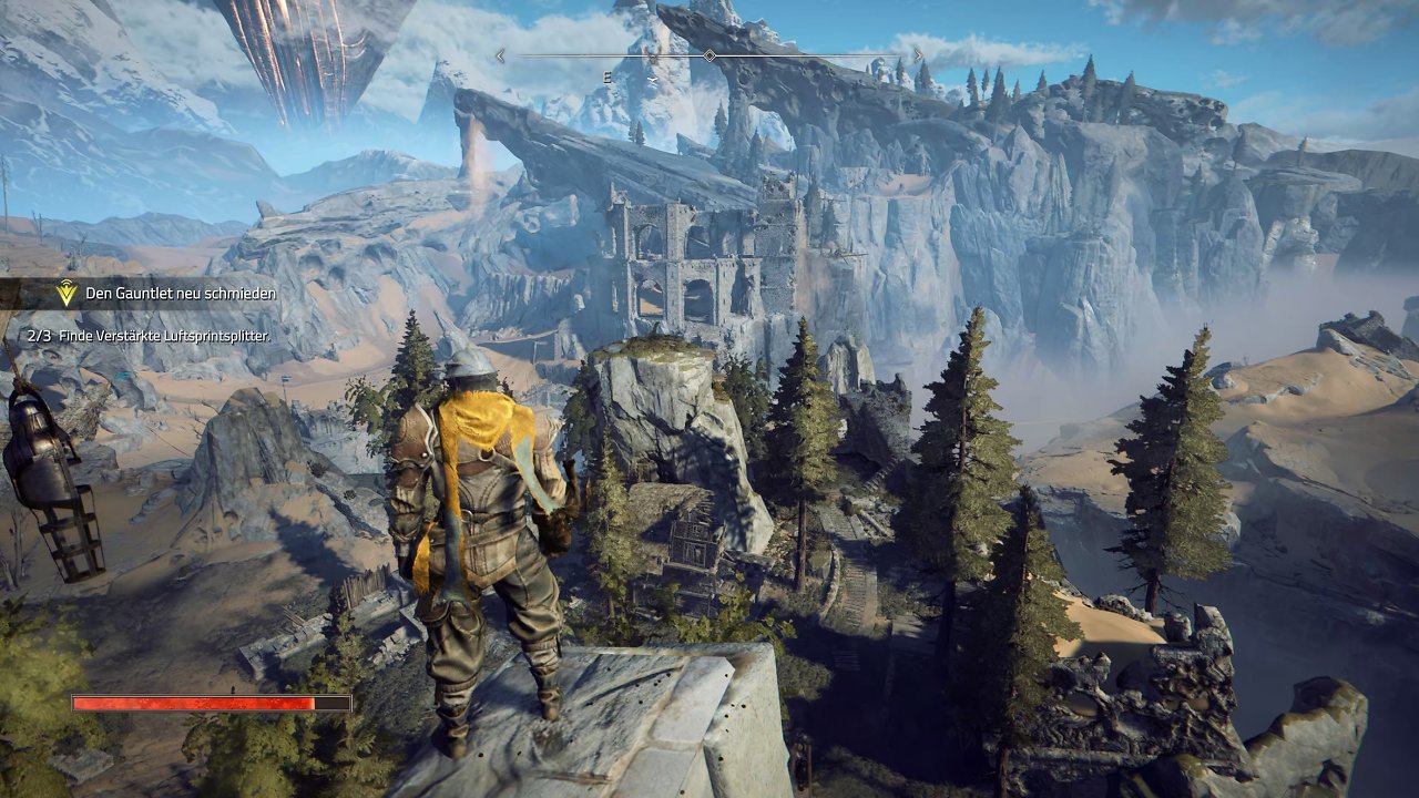 Riesige Weitsicht und hohe Bewegungsfreiheit: Atlas Fallen spielt sich ganz anders als The Surge.