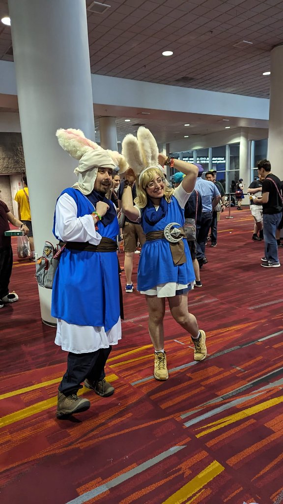 Cosplayer*innen beim Final Fantasy 14 Fanfest