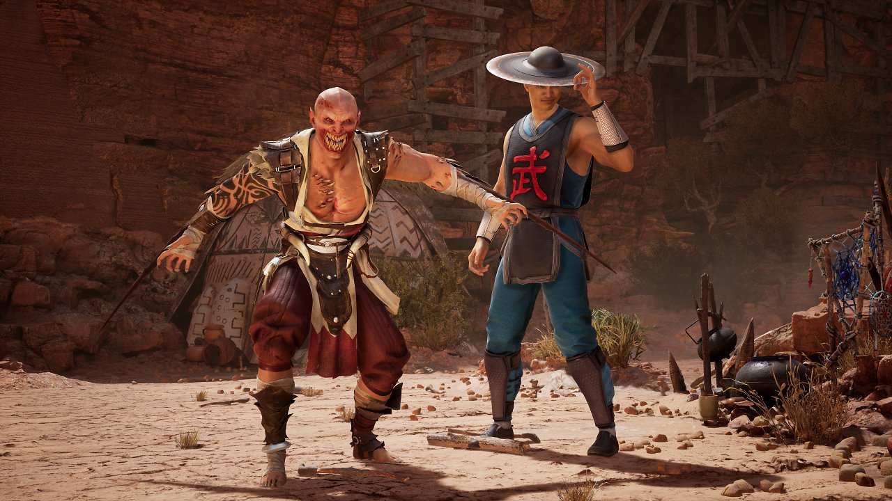 Baraka posiert zusammen mit Kung Lao