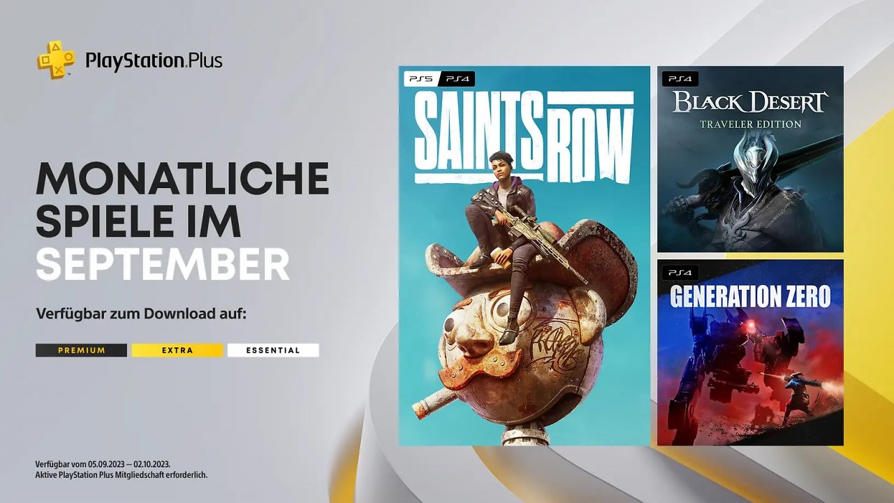 Playstation Plus September-Games
