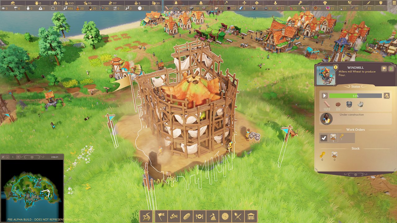 Ein Gebäude in Pioneers of Pagonia