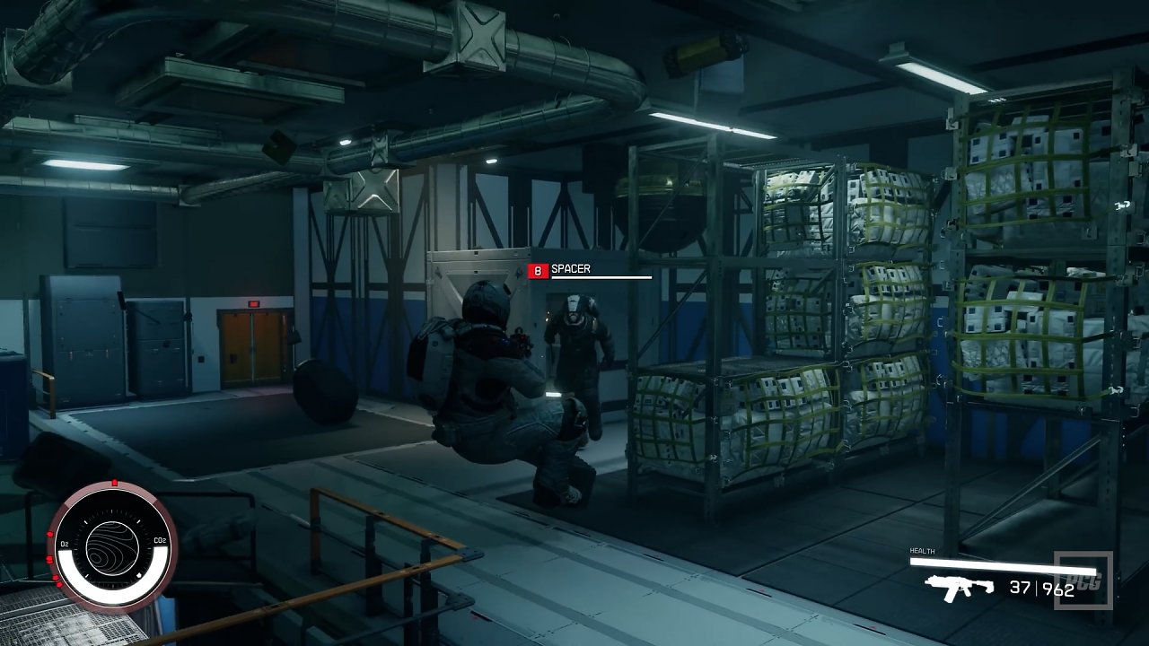 Zero-G-Kampf in Starfield