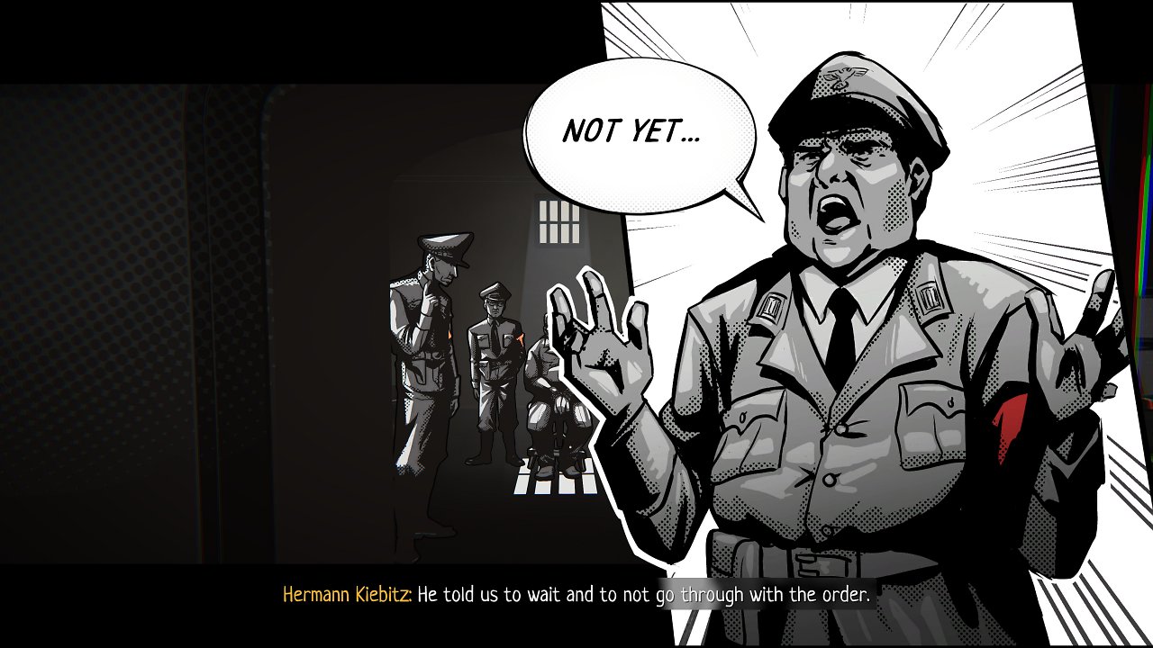 Nazi brüllt rum