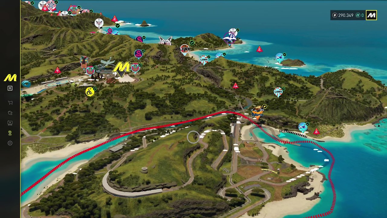 Eine Übersichtskarte von Hawaii