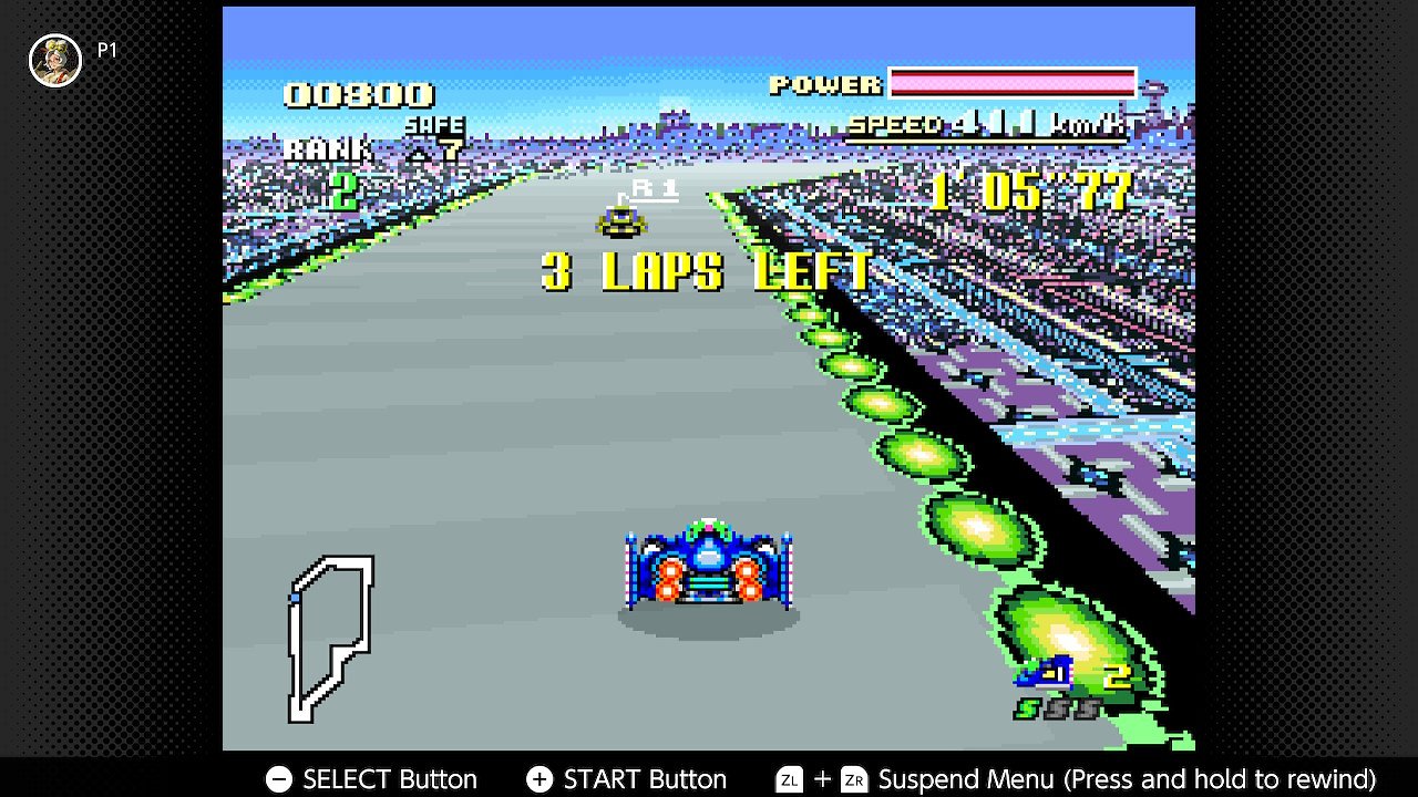 Der erste Teil von F-Zero in der Online-Bibliothek von Nintendo