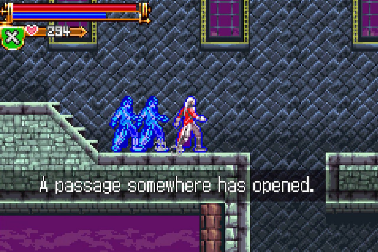 Ein geheimer Weg in Castlevania: Harmony of Dissonance öffnet sich