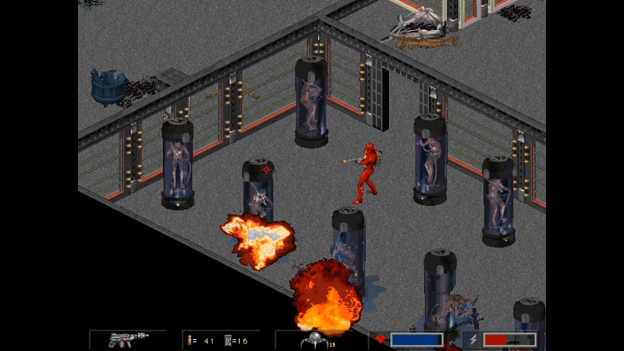 In einer Klonfabrik müsst ihr alle Tanks mit Testkörpern zerstören.