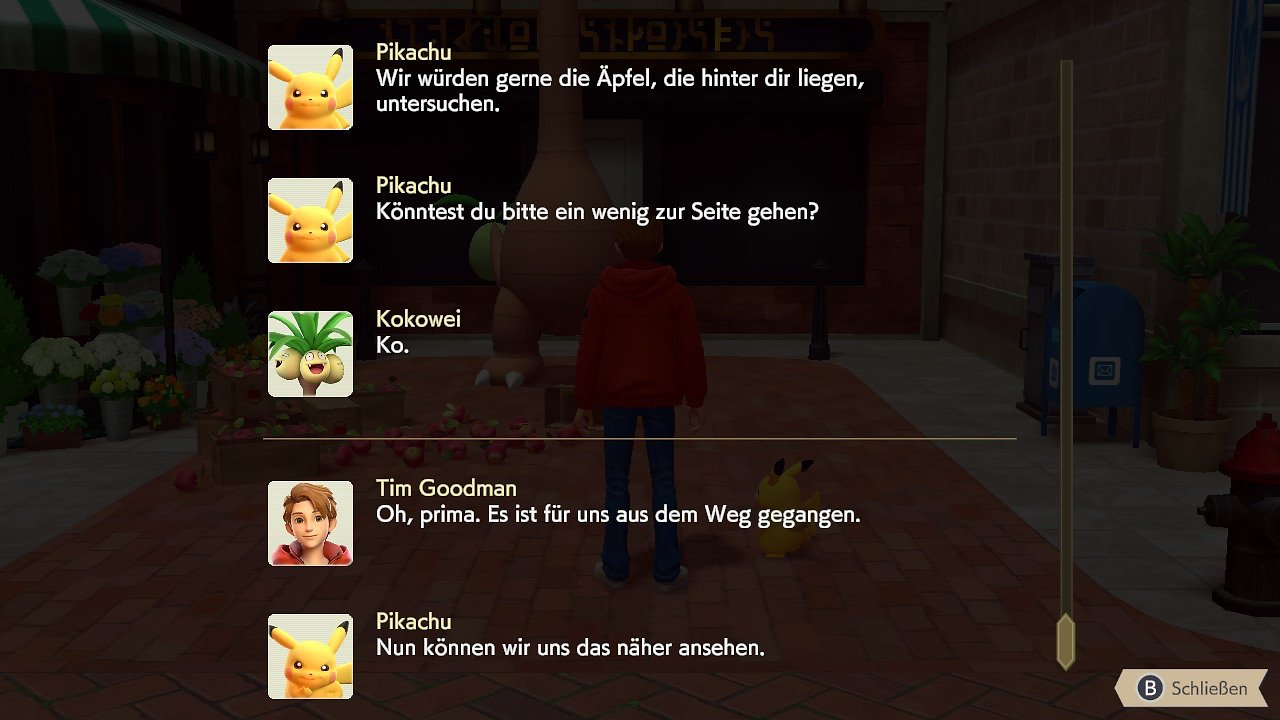 Nachschauen vorheriger Dialoge
