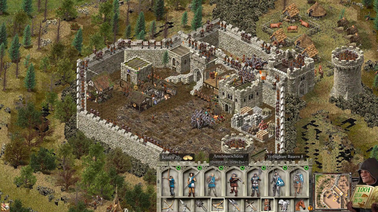 Blick auf eine Burg