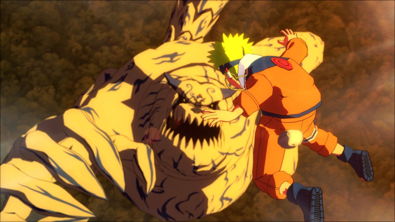 Naruto im Kampf gegen ein Biju