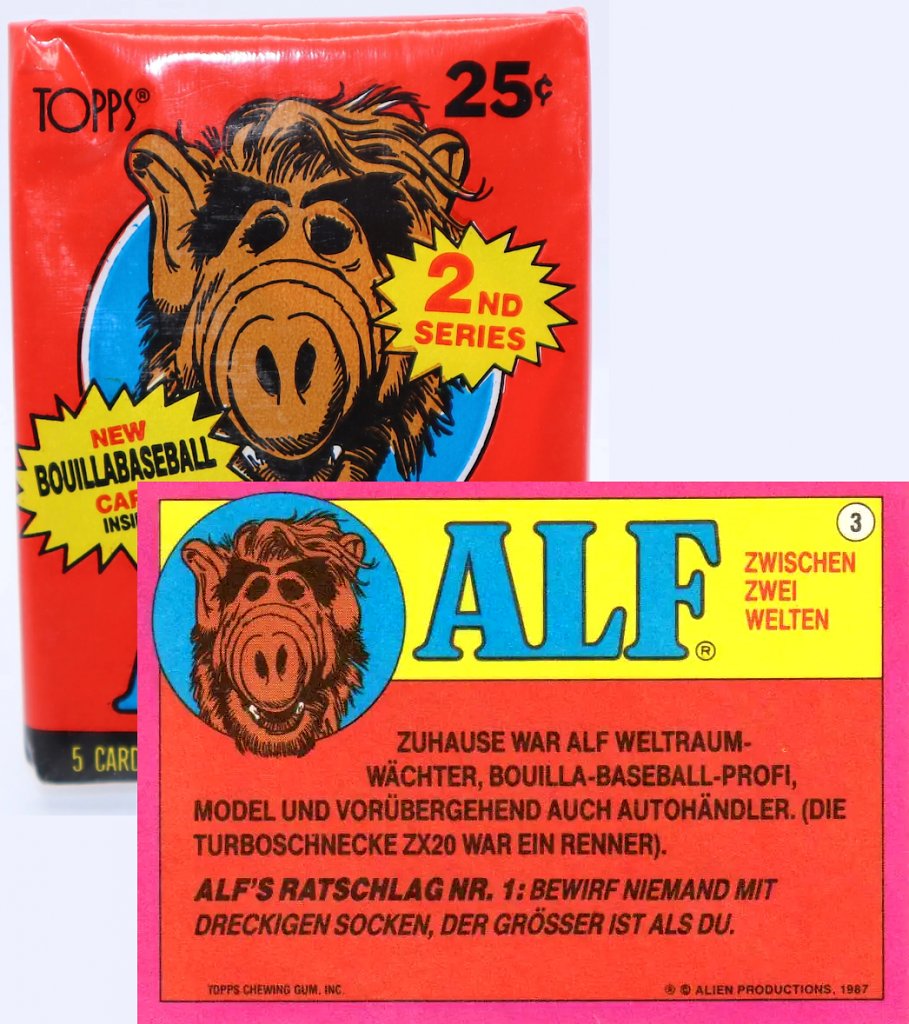 Nur echt mit den Bouillabaseball-Karten: Die Kaugummis von Topps