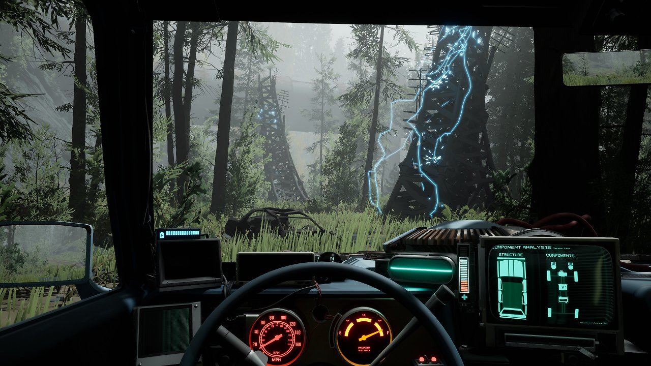 Pacific Drive ist ein Survial-Spiel, das ihr vor allem am Lenkrad erlebt.