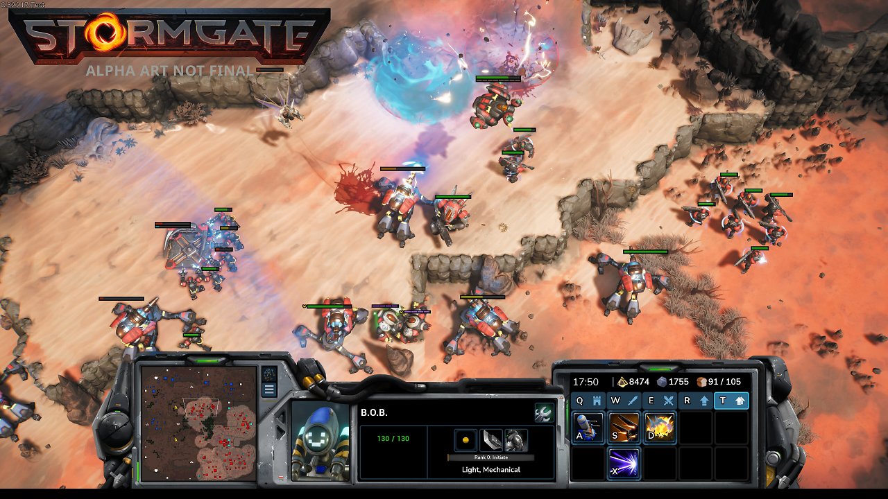 Stormgate sieht auf den ersten Blick aus wie Starcraft 2. Kein Wunder.