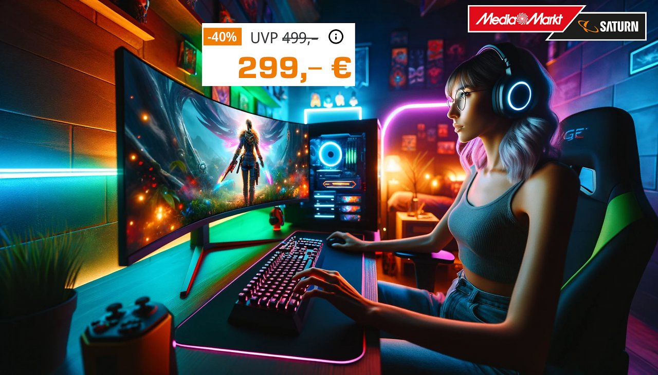 Günstig wie nie zuvor: Lenovo Ultrawide Curved Gaming-Monitor mit 34 Zoll & WQHD jetzt nur 299€ bei Saturn