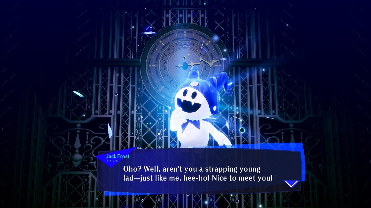 Die Persona Jack Frost, nachdem sie per Fusion erschaffen wurde