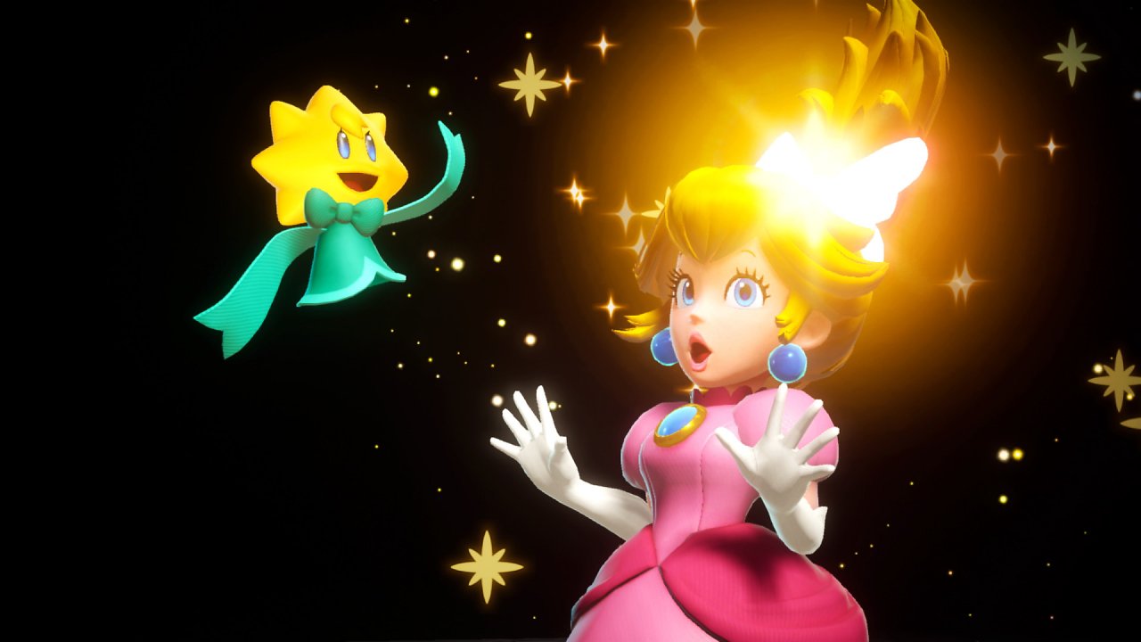 Peach und ihr Begleiter