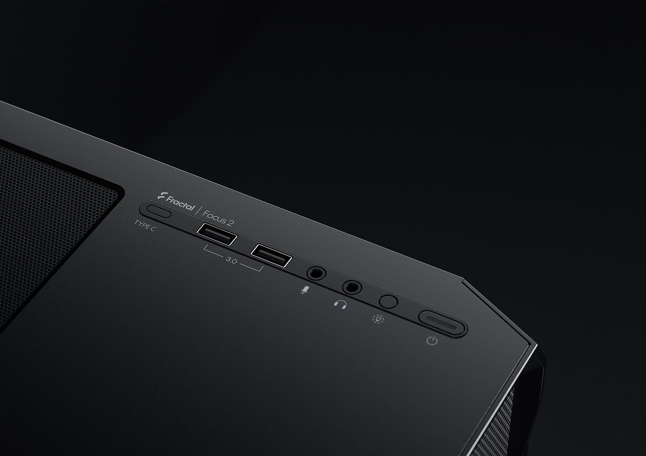 Fractal Design Focus 2 Oberseite USB-Ports