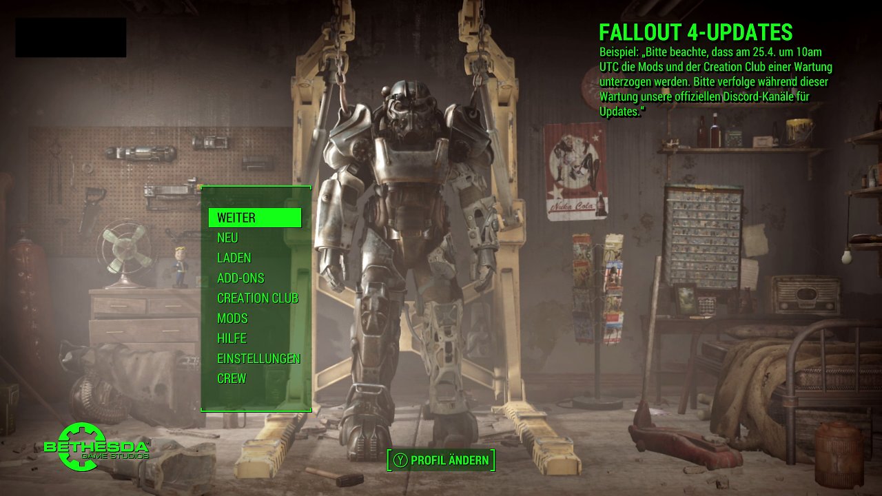 Fallout 4 kämpft auf dem PC oft mit langen Ladezeiten. Ein kleiner Trick löste für uns das Problem.