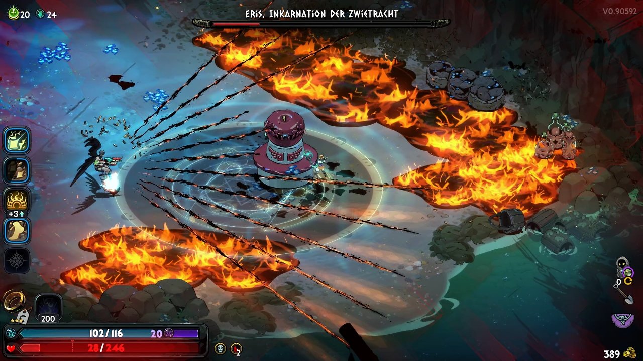 Hades 2 ist noch nicht fertig, bei Eris ist bislang Schluss.