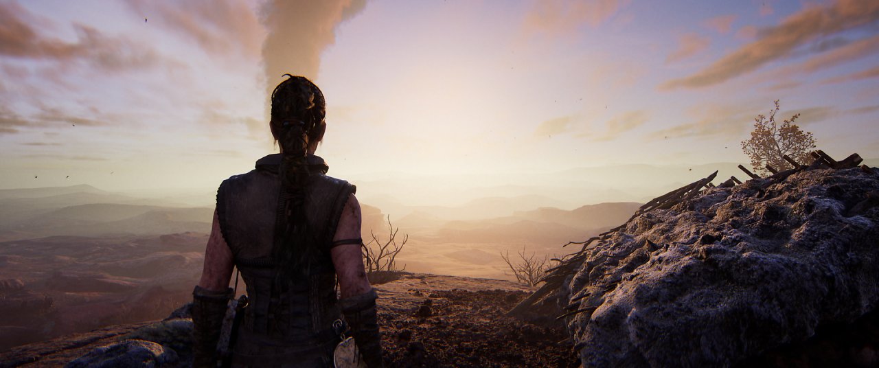 Senua schaut in die Ferne