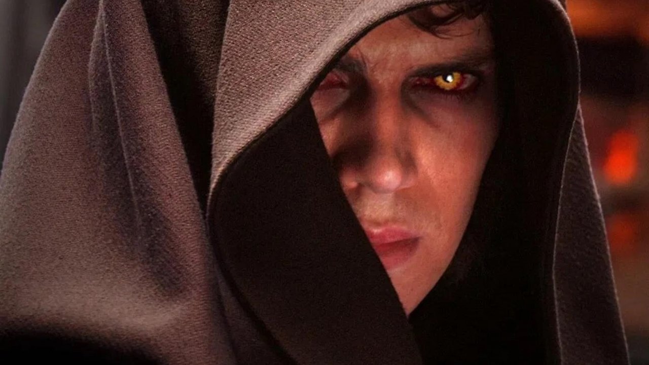 Hayden Christensen als Darth Vader ohne Maske