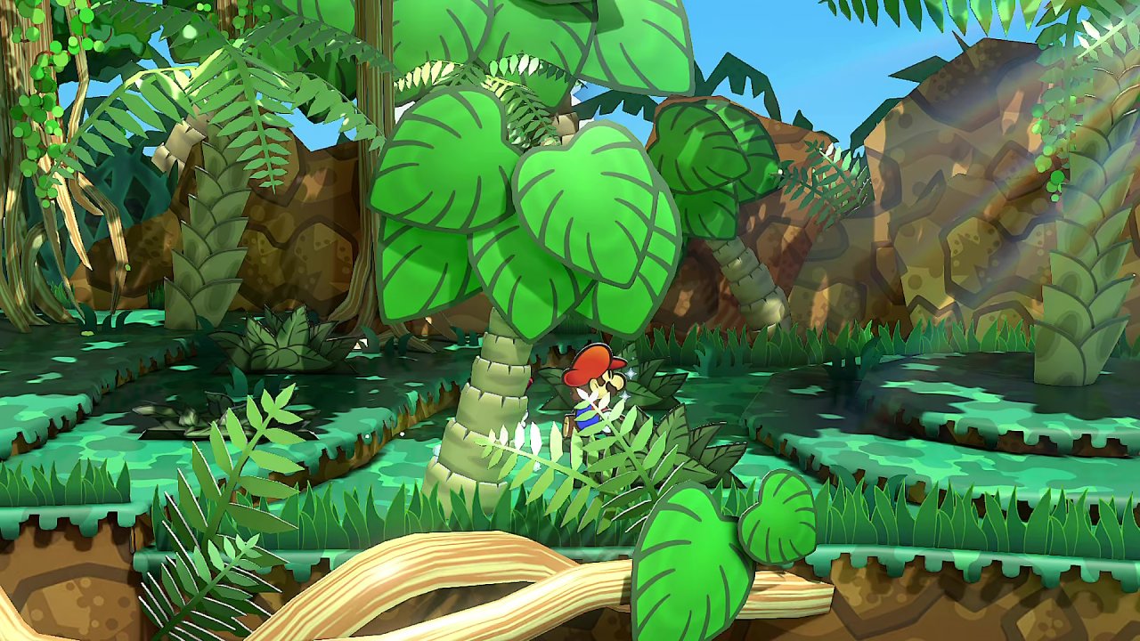 Dschungel in Paper Mario