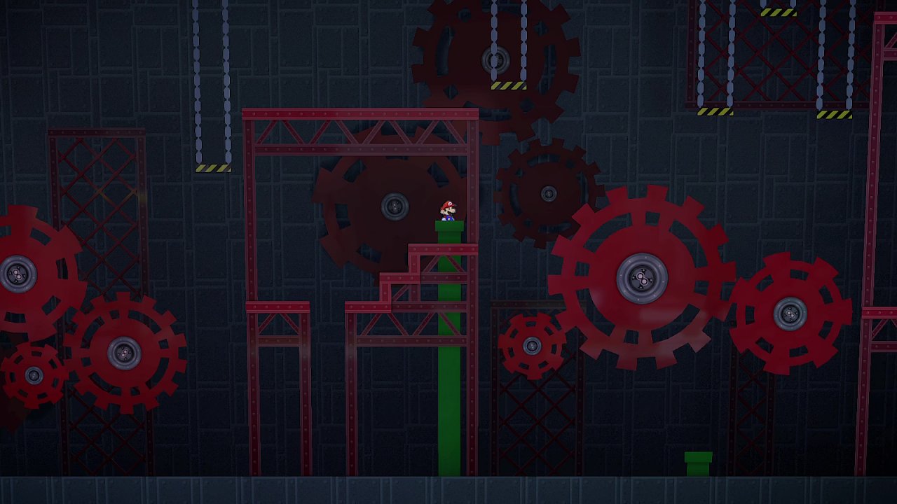 Sidescroller Level in Paper Mario