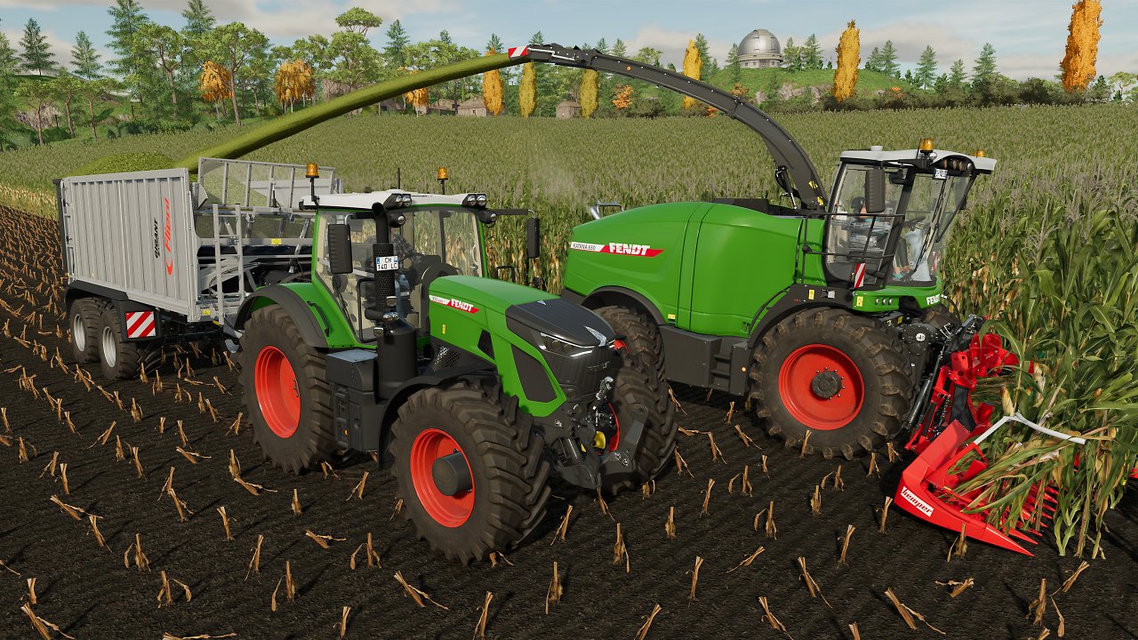 Maishäckseln im Landwirtschafts-Simulator 22