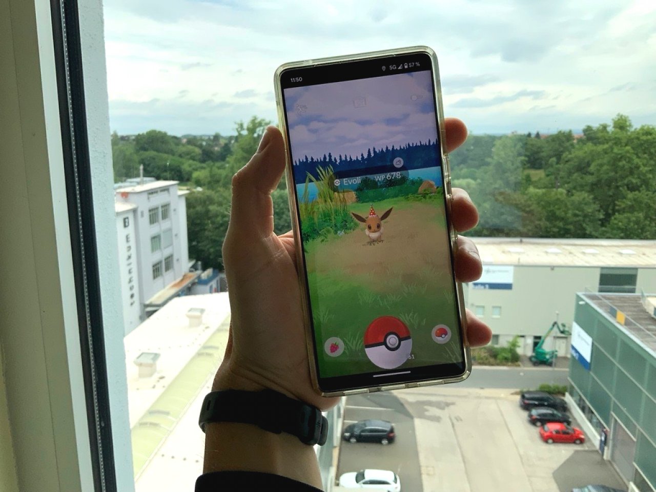 Pokémon Go läuft auf dem Google Pixel 7 Pro