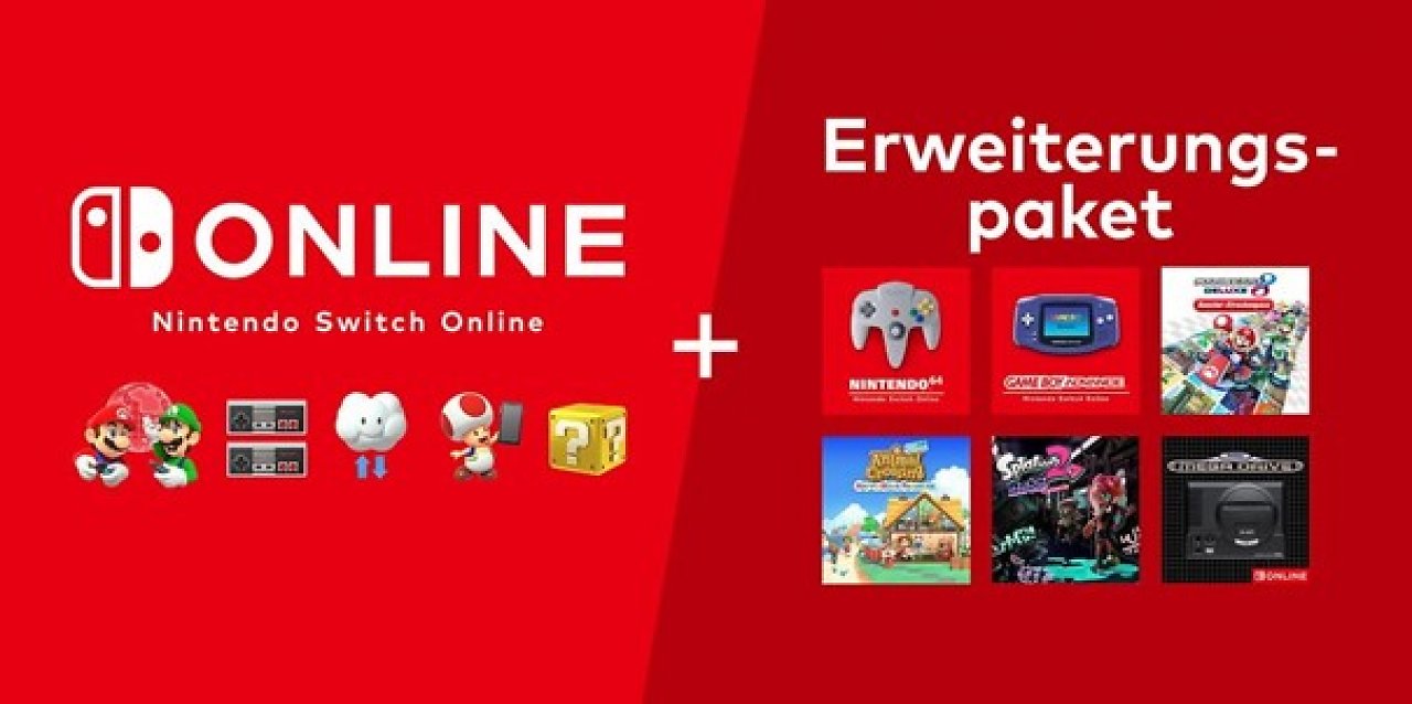 Holt das Maximum aus eurer Nintendo Switch Online Mitgliedschaft mit dem Erweiterungspaket heraus.